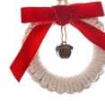 thumbnail image 3 of Campana de macramé, colgante de pared tejido, colgante de carillón hecho a , para fiesta, Navidad, sa de estar, hogar de año Baoblaze Campana de viento de macramé, 3 of 7