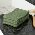 thumbnail image 5 of RITZ Royale Collection 100% Combed Terry Cotton, Kitchen Dish Cloth Set, 3-Pack, Solid, Juniper, 5 of 5