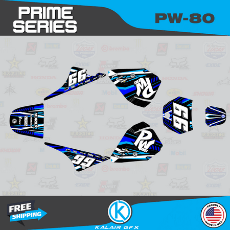 Kalair GFX Graphics Kit for Yamaha PW80 (1990-2008) Prime Series Kalair GFX Graphics Kit for Yamaha PW80 (1990-2008) Prime Series