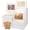 White, variant on 20pcs 8x6x2.5inch Brown Bakery Boxes with Window & Stickers, Cookie Boxes for Packaging, Treat Boxes for Cupcakes, Valentine's Day, Mother's Day, Christmas, Holiday Gatherings