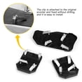 thumbnail image 5 of Manual Pedal Cover Silver Nonslip Car Pedal Pads Petrol Clutch Brake Pad Cover Foot Pedals Rest Plate Pack of 3, 5 of 10