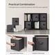thumbnail image 4 of Organizador de almacenamiento en forma de cubo SONGMICS, 12 cubos con 12 compartimentos, tinta negra, 4 of 7