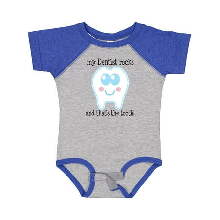 

Inktastic Dentist Rocks Tooth Gift Baby Boy or Baby Girl Bodysuit