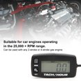 thumbnail image 1 of Generator Hour Gauge, Easy To Install Digital Hour Meter Tachometer Function  for Quad Bikes, Jet Scooters, Motorcycles and Dirt Bike Vehicles, 1 of 7