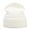 White, variant on Blue Bomber Hats Unisex Beanie Winter Knitted Cuffed Soft Warm Hat for Men/Women Ski Watch Cap