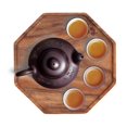 thumbnail image 3 of Bandeja para servir de madera Natural Octangle, plato de madera, servidor de comida para té, platos, soporte para bebidas y agua, 3 of 8