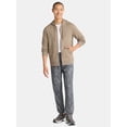thumbnail image 2 of Athletic Works Men's and Big Men's Zip Up Fleece Hoodie Sweatshirt, Sizes S-5XLT, 2 of 5