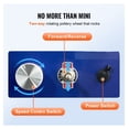 thumbnail image 5 of Mini Pottery Wheel for Kids & Beginners - 2 Turntables, Adjustable Speed, 17 Accessories - 2.6/3.9in Ceramic Wheel Machine, 30W, Blue, 5 of 7