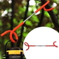 thumbnail image 3 of Percha de camping multifunción para aventuras Silfrae, gancho para usos múltiples, gancho para acampar, linterna rojo, 3 of 9