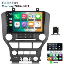 LICHENGTAI Car Stereo Radio for Ford Mustang 2015-2021, Android 12 Car Audio Multimedia Receiver with Wireless CarPlay Android Auto, 9-inch Touch Screen GPS, HiFi, Bluetooth, FM, Backup Camera, 2 32G