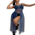 thumbnail image 2 of Robe d'Été Transparente en Maille pour Femmes, Robe de Plage Sans Manches, Couverture de Bikini, Tenue de Plage, 2 of 6