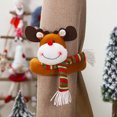 thumbnail image 3 of Cortina Moyic Navidad hebilla Tieback muñeco de nieve alce 3D decoración, 3 of 6