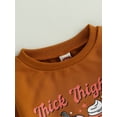 thumbnail image 5 of Wassery Infant Baby Girls Boys Halloween Sweatshirts Long Sleeve Crew Neck Letters Pumpkin Pie Print Pullovers Tops 6M 12M 18M 24M 3T Toddler Boy Girl Fall Clothes, 5 of 8