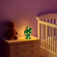 thumbnail image 3 of 2 Pieces LED Cactus/Flamingos Cactus Flamingos Decorations Cute Table Night Light LED Night Light Mini Bedroom Lamp for Kids Room Bedroom Party Garden, 3 of 5