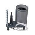 thumbnail image 4 of simhoa Glass Rinser 360 degree Nylon Brush Kitchen Sink Attachment for Household Cafe Bar Gray, 4 of 8