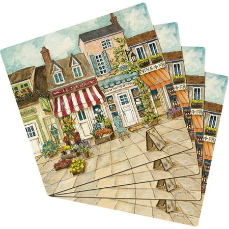 Studio Art Boulangerie Vinyl Placemats, Set of 4