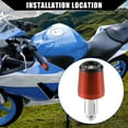 thumbnail image 2 of Unique Bargains 2 Pcs Motorcycle Handlebar End Plug for Honda CBR250R CBR300R CBR400R CBR600RR 7/8" 22mm Orange, 2 of 6