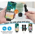 thumbnail image 3 of Fulencu Professional Wireless Lavalier Lapel Microphone for iPhone, 3 of 7
