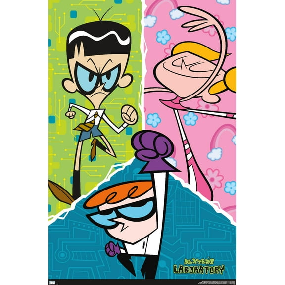 Dexter's Laboratory - Group Wall Poster, 22.375" x 34"