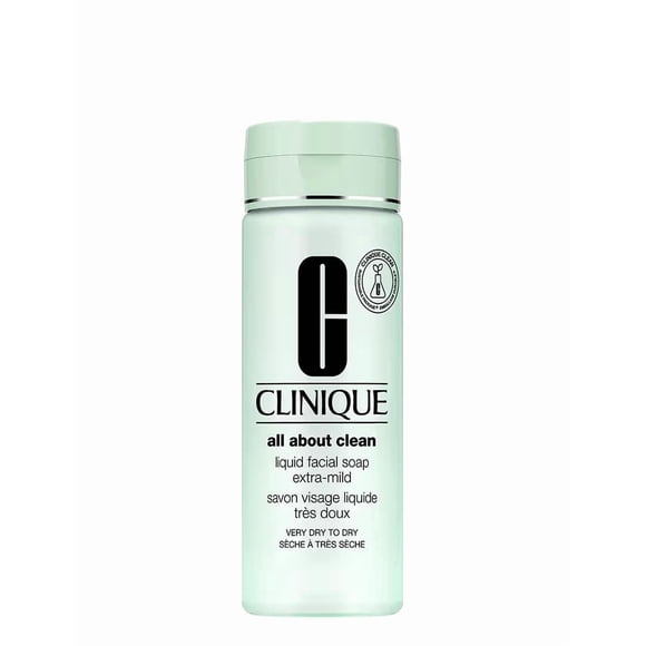 Jabón facial Clinique Líquido Extra Suave, 200 ml, muy seco a seco