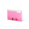 Lightahead Expanding File Folder with 6 pockets Color Pink