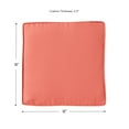 thumbnail image 3 of Greendale Home Fashions 18 x 18 in. Coral Square Outdoor Chair Pad (Set of 2), 3 of 6
