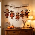 thumbnail image 6 of Vintage Halloween Party Decoration Halloween Wood Sign intage Halloween Wall Door Hanging Decoration for Window Fireplace Mantel 6pcs, 6 of 6