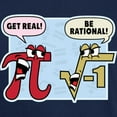 thumbnail image 3 of CafePress - Get Real Be Rational T Shirt - Men's Classic Graphic Cotton T-Shirt, 3 of 4
