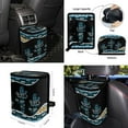 thumbnail image 4 of XYZCANDO Aztec Cactus Print Seat Belt Cover Armrest Cover Steering Wheel Cover Cushion Cover Trash Can Car Coasters Handbrake Cover Lipstick Cover Keychain Fender Cover Car Interior Decor, 4 of 7