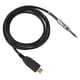 thumbnail image 3 of Cable USB a 6,35 mm para guitarra eléctrica, premium, de alto rendimiento, para PC 3 metros, 3 of 9
