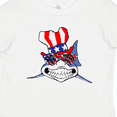 thumbnail image 4 of Inktastic 4th of July Patriot Shark Boys or Girls Toddler T-Shirt, 4 of 5