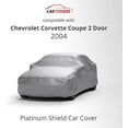 thumbnail image 2 of Platinum Shield Weatherproof Car Cover Compatible with 2004 Chevrolet Corvette Coupe 2 Door - Outdoor/Indoor - Protect Water, Snow, Sun - Fleece Lining - Free Cable Lock, Storage Bag & Wind Straps, 2 of 8