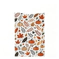 thumbnail image 3 of Fievgin 39" x 27.5" Fall Throw Blanket, Soft Cozy Pumpkin Flannel Blanket with Autumn Leaves for Couch, Sofa, Bed & Thanksgiving Decor, 3 of 7
