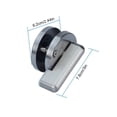 thumbnail image 2 of Stall Door Lock with Occupied Indicator - Stainless Steel Bathroom Restroom Privacy Latch for Commercial Use - Fits 12-18mm Thick Doors (1pc, 2.9in), 2 of 2