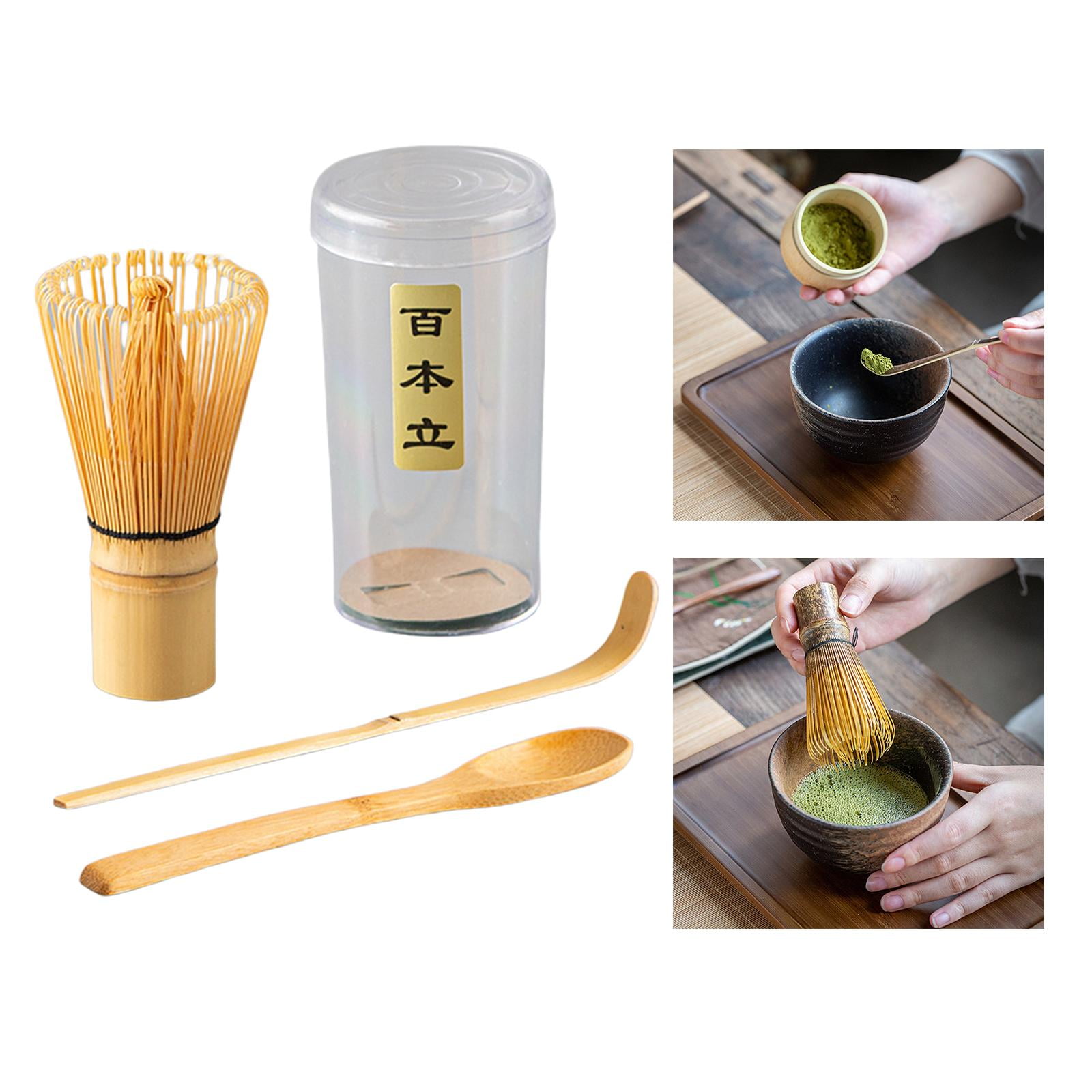 BambooWorx Matcha Whisk Set - Matcha Whisk (Chasen), Traditional Scoop  (Chashaku), Tea Spoon. The Perfect Set to Prepare a Traditional Cup of  Japanese Matcha Te…