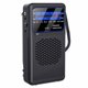 thumbnail image 4 of Mini radio para hombres y mujeres con linterna LED de emergencia, pequeña y ligera, 12,9 cm x 7 cm, ideal para viajes, dormitorio, interior exterior,, 4 of 10
