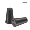 thumbnail image 3 of Uxcell 8.2mm to 12.7mm Solid Rubber Tapered Plug for Lab Home Black 10 Pack, 3 of 5
