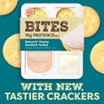 thumbnail image 3 of Oscar Mayer Bites Natural Honey Smoked Turkey, Asiago Cheese & Cracker Trio Lunch Kit, 1 Tray, for Easy Lunch and On-the-Go Snacking, 16g Protein Snacks, 3.3 oz, 3 of 19