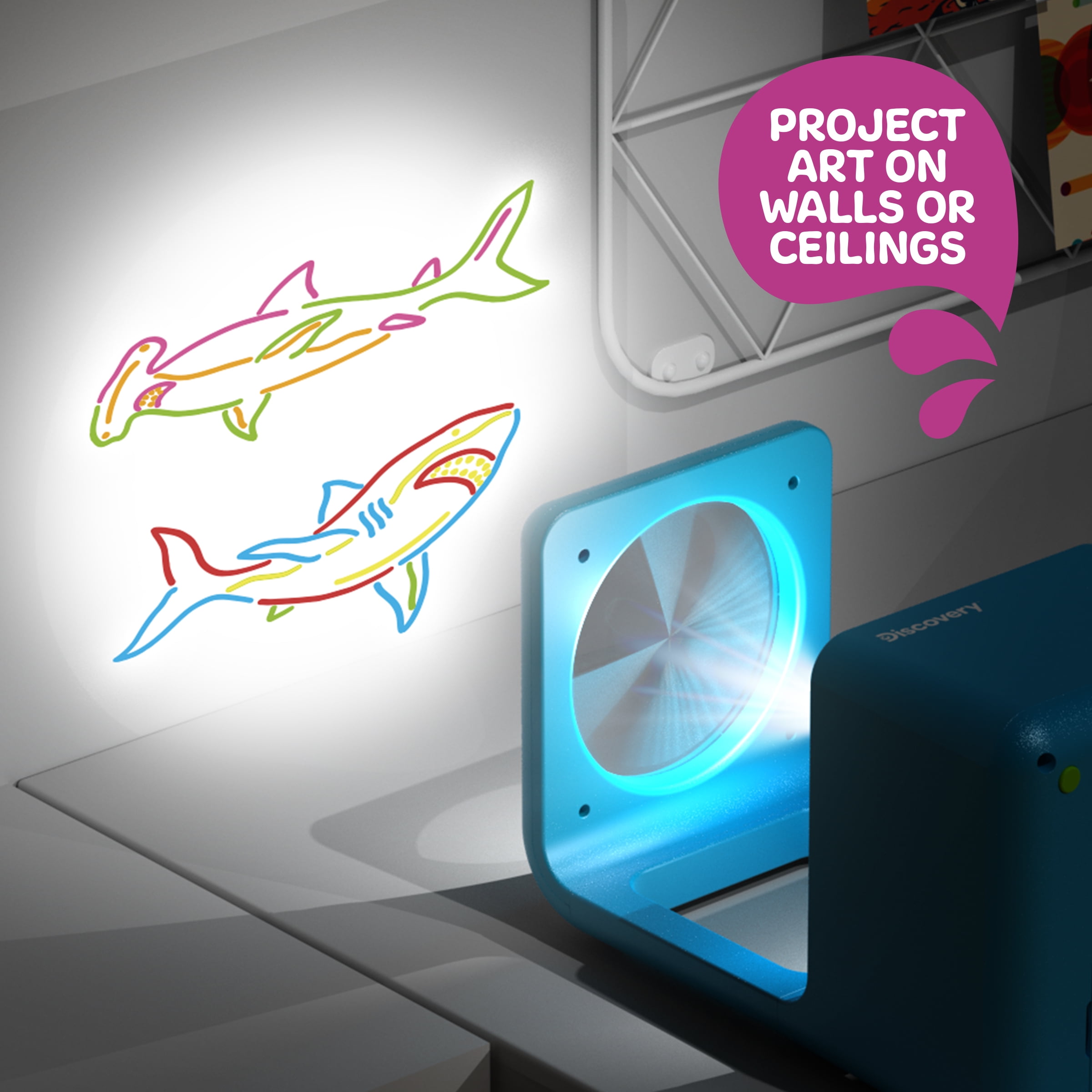 Discovery Kids Doodle Projector Light Art Station for Children, Unisex