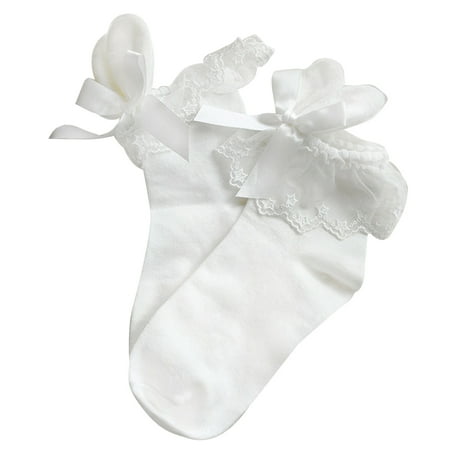 

SIEYIO Cute Cartoon 3D Rabbit Ears Lace Ruffle Frilly Ankle Socks Lolita Short Socks
