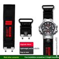 thumbnail image 3 of Correa de reloj de lona de nailon modificada G-SHOCK Casio 5544 MTG-B1000 G1000 Pulsera deportiva con eslabones de acero macizo GST B1000, 3 of 5