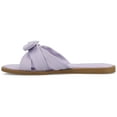 thumbnail image 2 of Journee Womens Prylin Slip On Bow Flat Sandals, 2 of 9