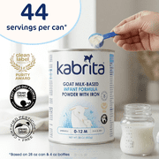 (4 pack) Kabrita Goat Milk Infant Formula, Non-GMO with DHA and ARA, Ages 0-12 Months, 28 oz Can