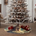 thumbnail image 4 of Bingfone Christmas Tree Skirt Mat Christmas Decoration Interior 30" -Sunshine Cloud Cute Cat, 4 of 6