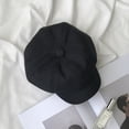 thumbnail image 1 of LinYooLi Version Coréenne des Chapeaux d'Automne et d'Hiver Béret Rétro Littéraire Féminin Décontracté Polyvalent Octogonal Coton Matios Chapeau de Peintre Homme, 1 of 9