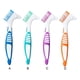 thumbnail image 4 of Vogacara 1 cepillo de limpieza de cepillos de dientes, regalos de varios colores con mango cómodo, suministros para el hogar, herramientas de Salud violeta, 4 of 6