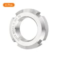 thumbnail image 3 of M25 x 1.5mm - 4 Pack Retaining Four Slot Slotted Round Nuts-304 Stainless Steel, 3 of 6