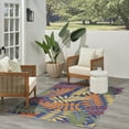 thumbnail image 6 of Nourison Aloha Indoor/Outdoor Navy Multicolor 6' x 9' Area Rug (6x9), 6 of 10