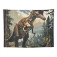 thumbnail image 5 of Orinice Dinosaur Woods Sky Tapestry Wall Hanging Unique Style Graphic Tapestries Home Wall Decor Art for Living Room Bedroom Apartment Farmhouse Dorm 40x60inch, 5 of 6