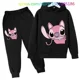 thumbnail image 2 of Conjunto de sudadera con capucha de punto para niñas, ropa navideña para niños, traje informal para niños, sudadera con capucha y pantalones, 2 piezas, primavera y otoño, 2024, 2 of 5